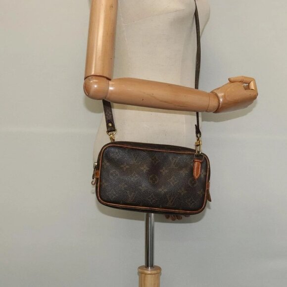 LOUIS VUITTON Monogram Marly Bandouliere Shoulder Bag M51828 LV Auth 119082 - Picture 15 of 16